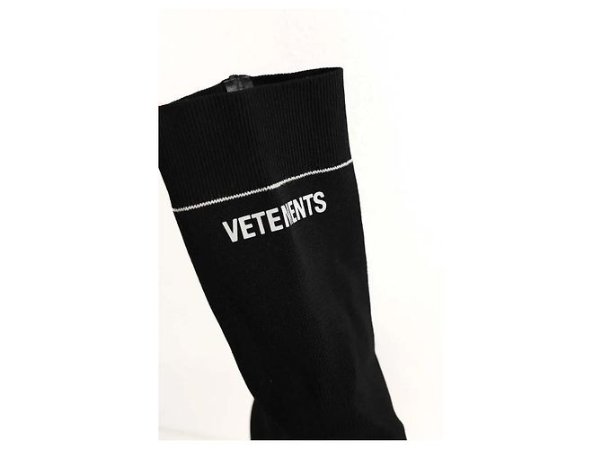 Vêtements Botas negras Negro - vista 6
