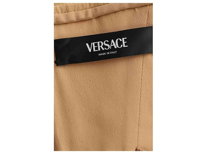 Versace Top beige sin mangas - vista 5
