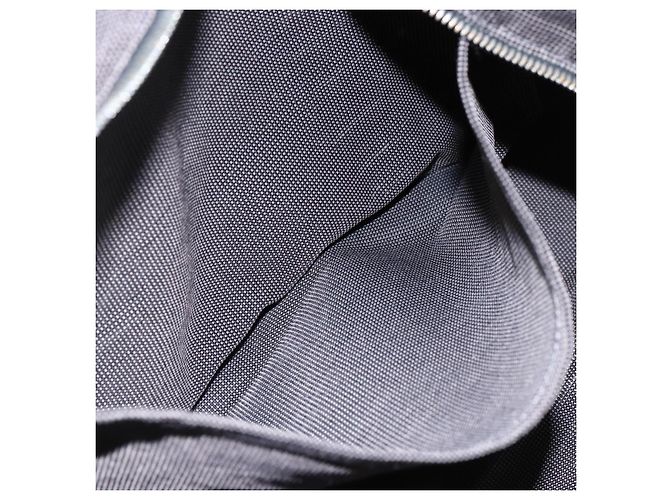 Hermès HERMES Borsa a Mano Her Line Tote MM in Tela Grigia Auth 163456 Marrone - vista 18