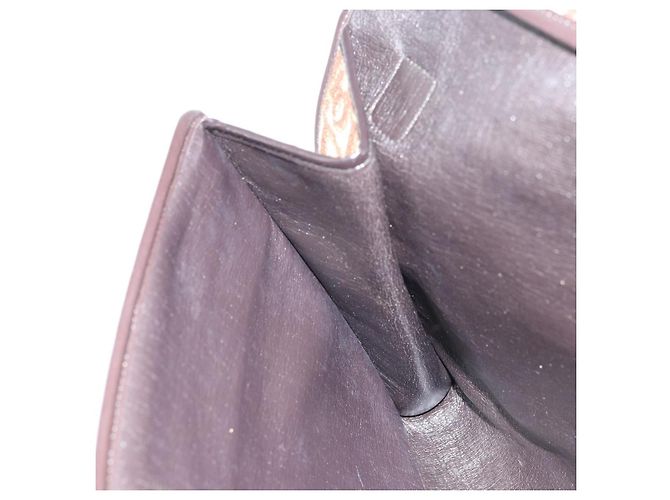 Borsa a Spalla in Tela Trotter Christian Dior Beige Oro Auth 170604 D'oro - vista 20