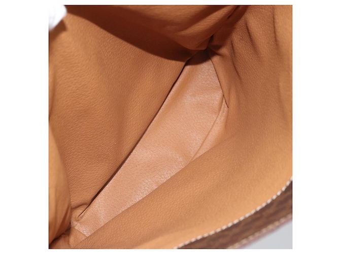 Céline Borsa tote in tela Macadam CELINE in pelle PVC marrone oro Auth ep13195 D'oro - vista 22