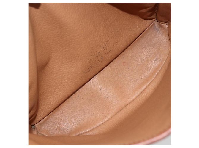 Céline Borsa tote in tela Macadam CELINE in pelle PVC marrone oro Auth ka2135 D'oro - vista 16