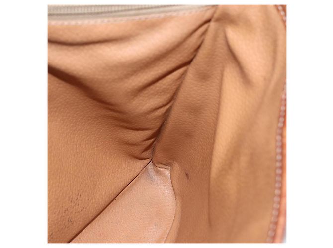 Céline Borsa tote in tela Macadam CELINE in pelle PVC marrone oro Auth ka2135 D'oro - vista 17