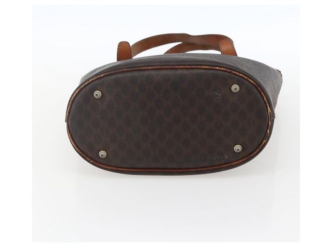 Céline Borsa tote in tela Macadam CELINE in pelle PVC marrone oro Auth ka2135 D'oro - vista 9