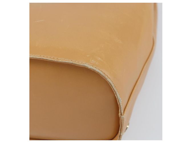 Borsa a mano in pelle beige oro Auth BA9917 di Salvatore Ferragamo D'oro - vista 12