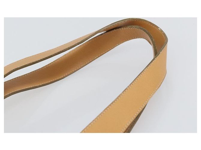Borsa a mano in pelle beige oro Auth BA9917 di Salvatore Ferragamo D'oro - vista 8