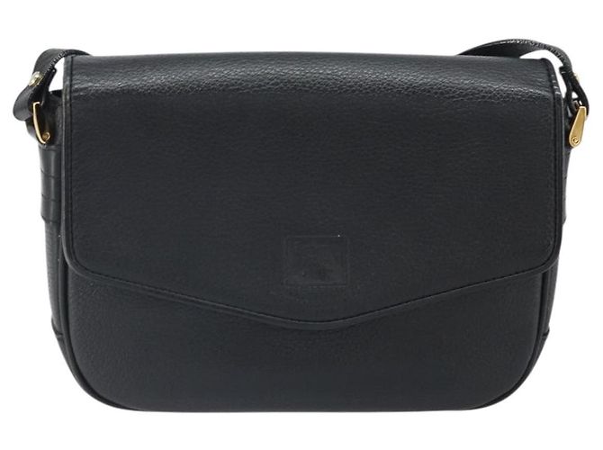 Borsa a Spalla Burberrys in Pelle Nera e Oro Auth BA9914 Nero D'oro - vista 13
