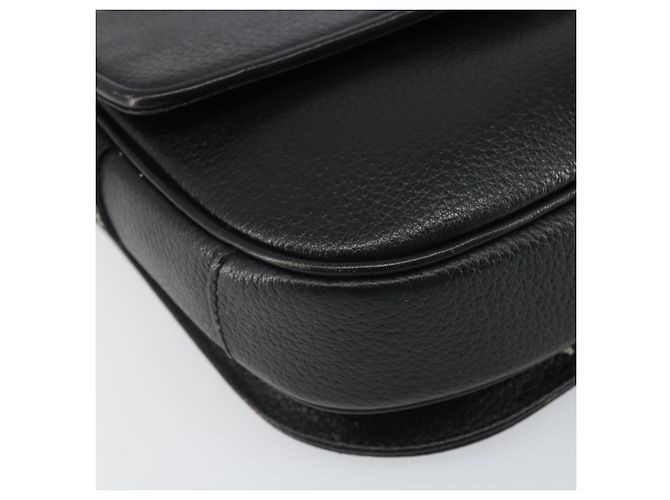 Borsa a Spalla Burberrys in Pelle Nera e Oro Auth BA9914 Nero D'oro - vista 14