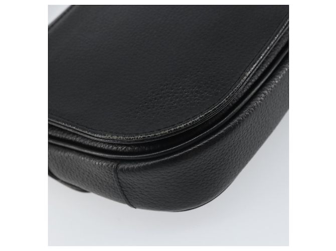 Borsa a Spalla Burberrys in Pelle Nera e Oro Auth BA9914 Nero D'oro - vista 16