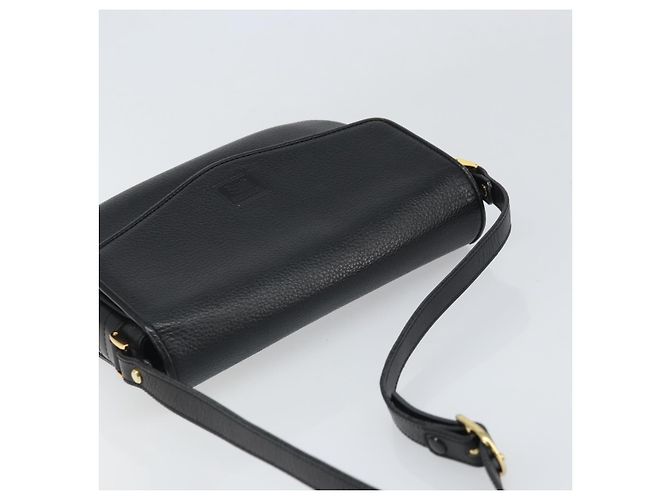 Borsa a Spalla Burberrys in Pelle Nera e Oro Auth BA9914 Nero D'oro - vista 6