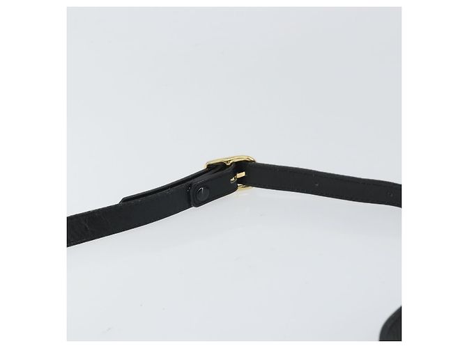 Borsa a Spalla Burberrys in Pelle Nera e Oro Auth BA9914 Nero D'oro - vista 8
