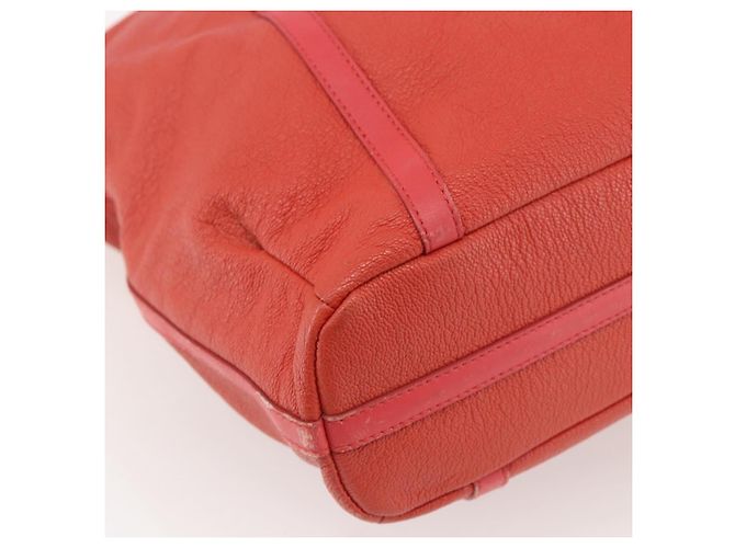 Bulgari Borsa a mano BVLGARI in pelle rosa e oro Auth BA9905 D'oro - vista 16