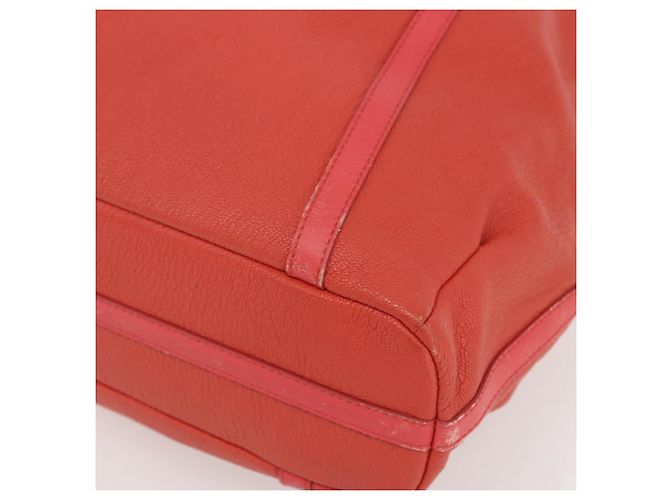 Bulgari Borsa a mano BVLGARI in pelle rosa e oro Auth BA9905 D'oro - vista 9