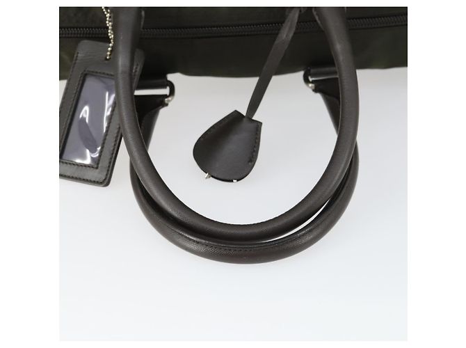 Borsa Boston PRADA in nylon khaki argento autentica mr1945 Cachi - vista 7