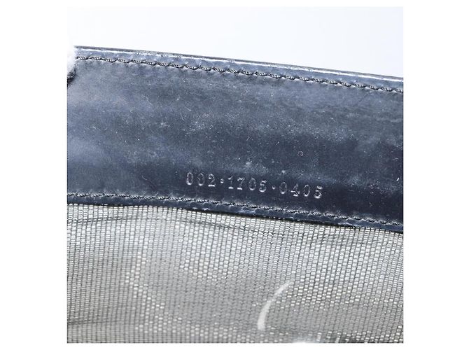 Bolsa de mão em malha de couro preto GUCCI 002 1705 0405 Auth 170256 - vista 19