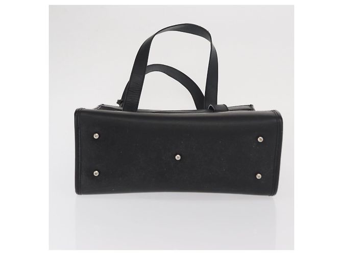 Bolsa de mão em malha de couro preto GUCCI 002 1705 0405 Auth 170256 - vista 9