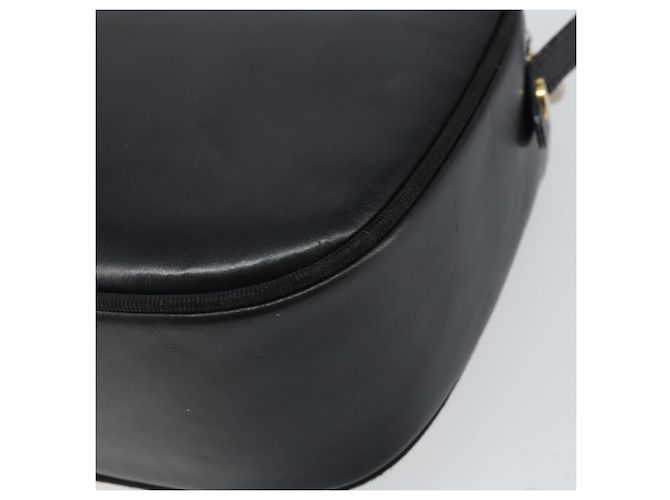 Borsa a Spalla Salvatore Ferragamo in Pelle Nera e Oro Auth BA9913 Nero D'oro - vista 12