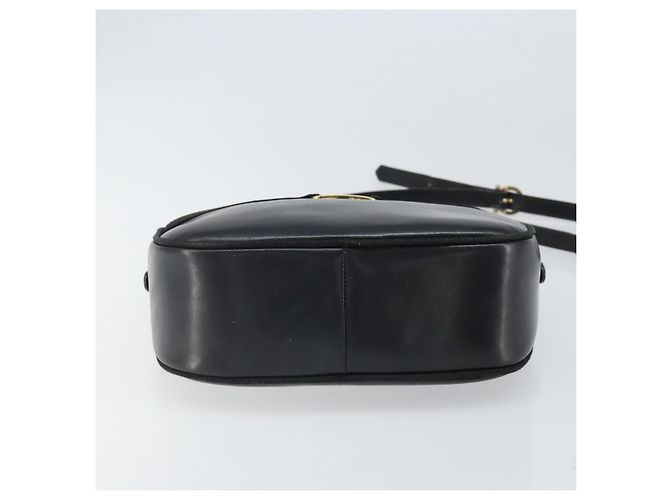 Borsa a Spalla Salvatore Ferragamo in Pelle Nera e Oro Auth BA9913 Nero D'oro - vista 9