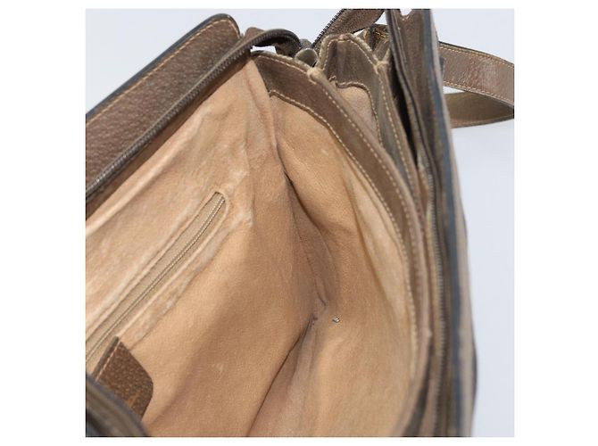 Gucci Borsa GG Supreme Web Sherry Line PVC Beige Oro 02 14 013 Auth 170488 D'oro - vista 18