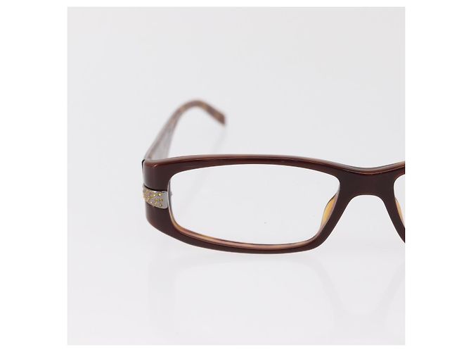 Gafas PRADA de plástico marrón Auth bs33046 Castaño - vista 4