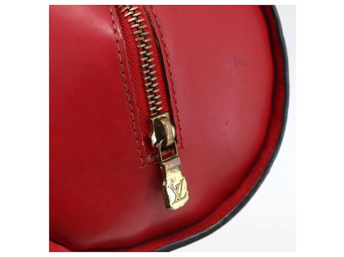 LOUIS VUITTON Borsa a Mano Epi Soufflot Rossa M52227 LV Auth 170775 Rosso - vista 10