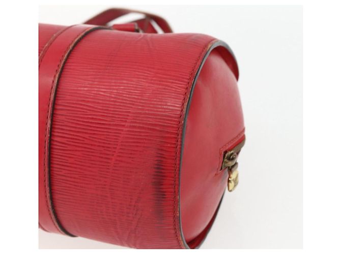 LOUIS VUITTON Borsa a Mano Epi Soufflot Rossa M52227 LV Auth 170775 Rosso - vista 15