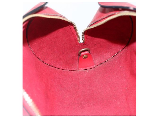 LOUIS VUITTON Borsa a Mano Epi Soufflot Rossa M52227 LV Auth 170775 Rosso - vista 19