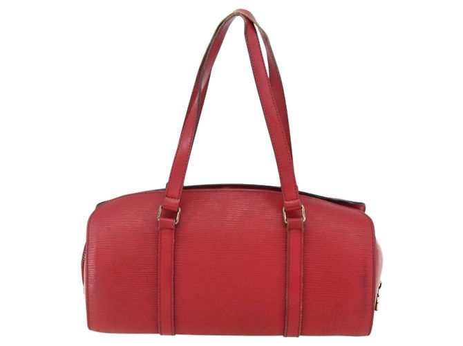 LOUIS VUITTON Borsa a Mano Epi Soufflot Rossa M52227 LV Auth 170775 Rosso - vista 2