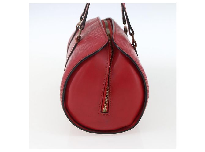 LOUIS VUITTON Borsa a Mano Epi Soufflot Rossa M52227 LV Auth 170775 Rosso - vista 4