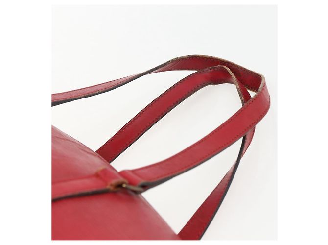 LOUIS VUITTON Borsa a Mano Epi Soufflot Rossa M52227 LV Auth 170775 Rosso - vista 8