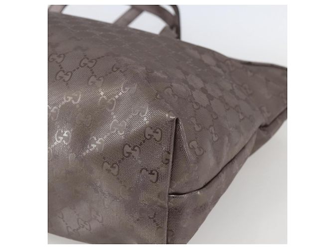 Borsa tote GG Implementation GUCCI Grigio Argento 231120 Auth BA10239 Marrone - vista 10