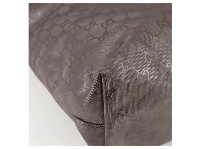 Borsa tote GG Implementation GUCCI Grigio Argento 231120 Auth BA10239 Marrone - vista 11