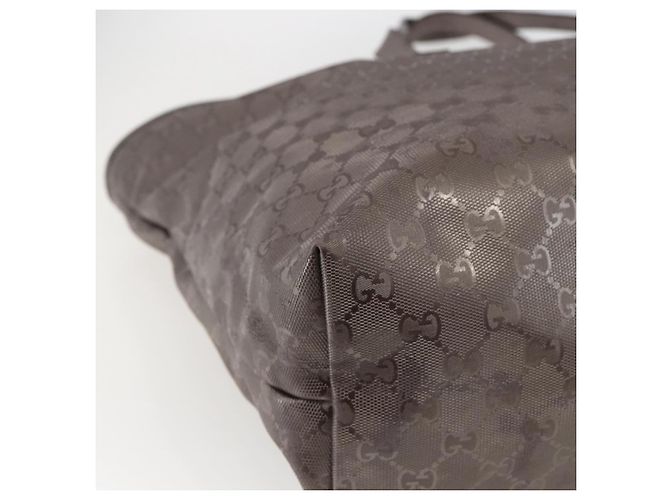 Borsa tote GG Implementation GUCCI Grigio Argento 231120 Auth BA10239 Marrone - vista 13