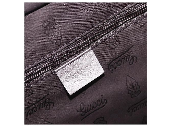 Borsa tote GG Implementation GUCCI Grigio Argento 231120 Auth BA10239 Marrone - vista 16
