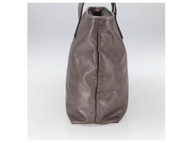 Borsa tote GG Implementation GUCCI Grigio Argento 231120 Auth BA10239 Marrone - vista 4