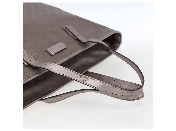 Borsa tote GG Implementation GUCCI Grigio Argento 231120 Auth BA10239 Marrone - vista 6