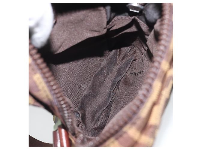 Borsa a Spalla in Tela Zucca FENDI Nera e Marrone Auth ep13292 Nero - vista 11