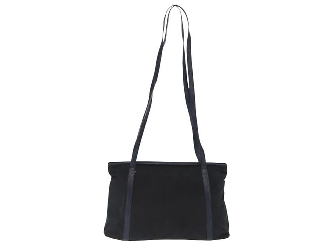 Bottega Veneta Borsa a Spalla in Nylon Blu Navy Auth bs32782 - vista 2