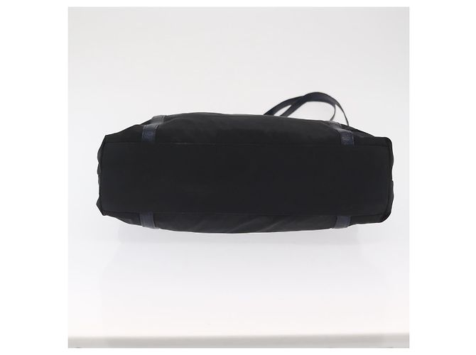 Bottega Veneta Borsa a Spalla in Nylon Blu Navy Auth bs32782 - vista 5
