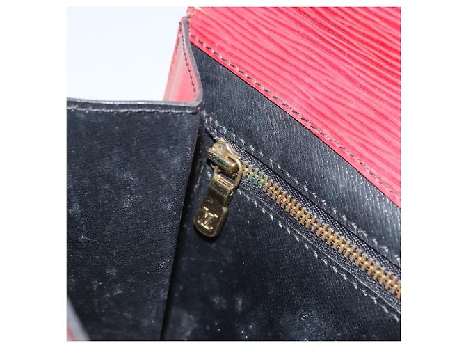 LOUIS VUITTON Clutch Epi Montaigne 27 Rosso M52657 LV Auth 168213 - vista 10