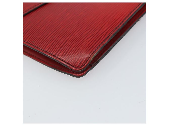 LOUIS VUITTON Clutch Epi Montaigne 27 Rosso M52657 LV Auth 168213 - vista 14