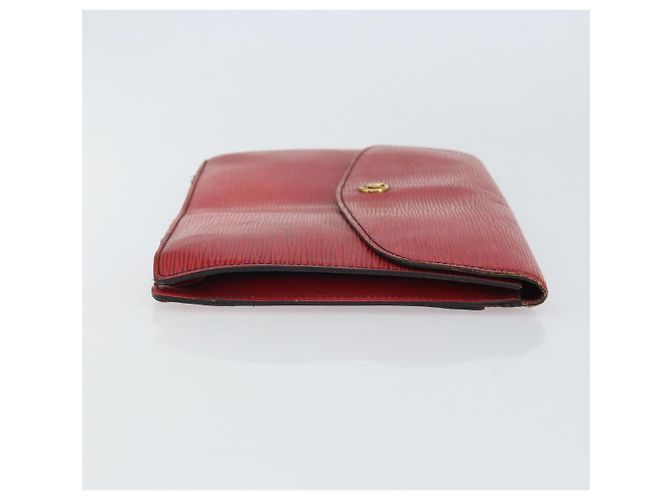 LOUIS VUITTON Clutch Epi Montaigne 27 Rosso M52657 LV Auth 168213 - vista 3