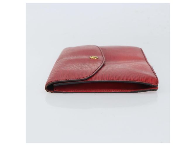 LOUIS VUITTON Clutch Epi Montaigne 27 Rosso M52657 LV Auth 168213 - vista 4