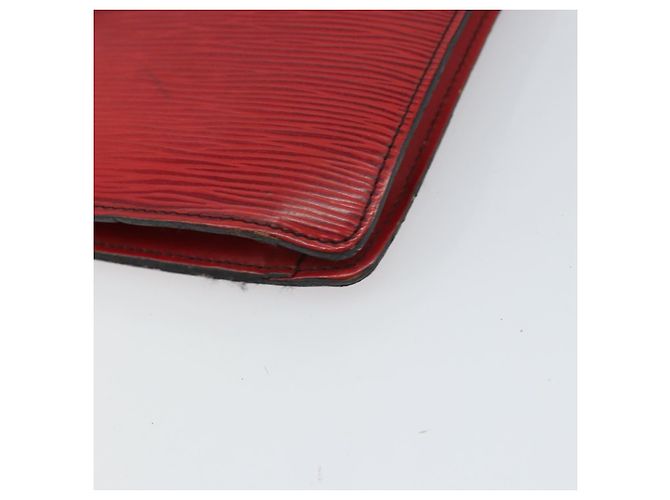 LOUIS VUITTON Clutch Epi Montaigne 27 Rosso M52657 LV Auth 168213 - vista 7
