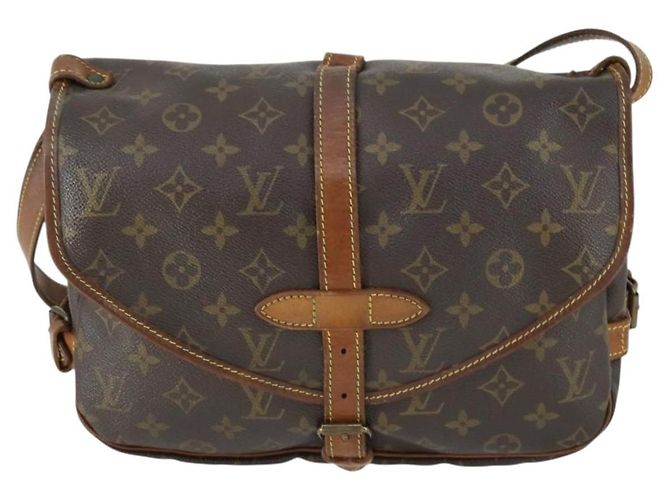 LOUIS VUITTON Borsa a Spalla Monogram Saumur 30 M42256 LV Auth bs33030 Monogramma - vista 13