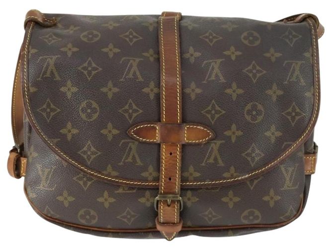 LOUIS VUITTON Borsa a Spalla Monogram Saumur 30 M42256 LV Auth bs33030 Monogramma - vista 2