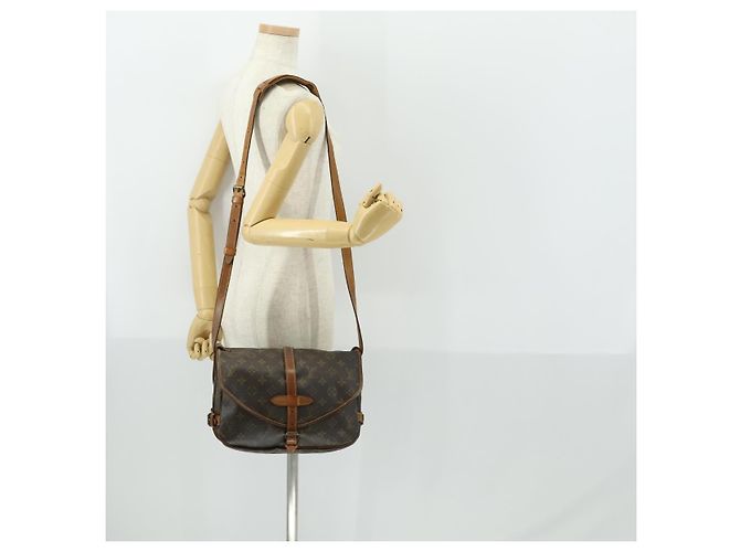 LOUIS VUITTON Borsa a Spalla Monogram Saumur 30 M42256 LV Auth bs33030 Monogramma - vista 26