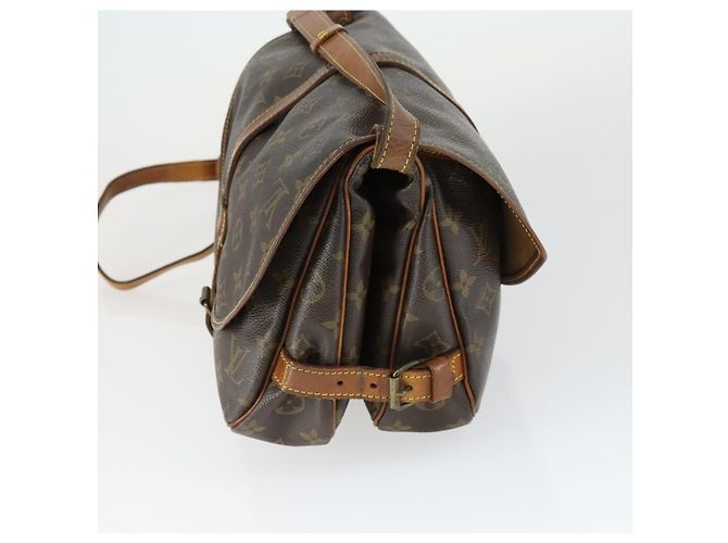 LOUIS VUITTON Borsa a Spalla Monogram Saumur 30 M42256 LV Auth bs33030 Monogramma - vista 4