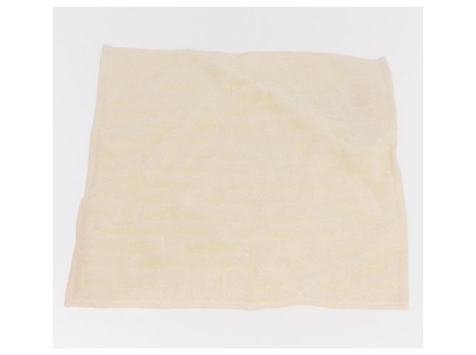 Hermès HERMES Eau de Barbe Scarlatta Set Regalo Fazzoletti Cotone Beige Auth 167972 - vista 10
