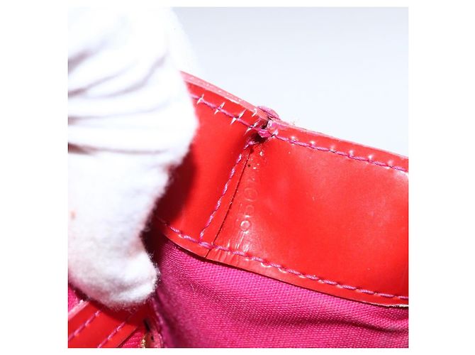 LOUIS VUITTON Borsa a Mano Wilshire PM Monogram Vernis Rose Pop M93643 Auth 170575 Rosa - vista 12